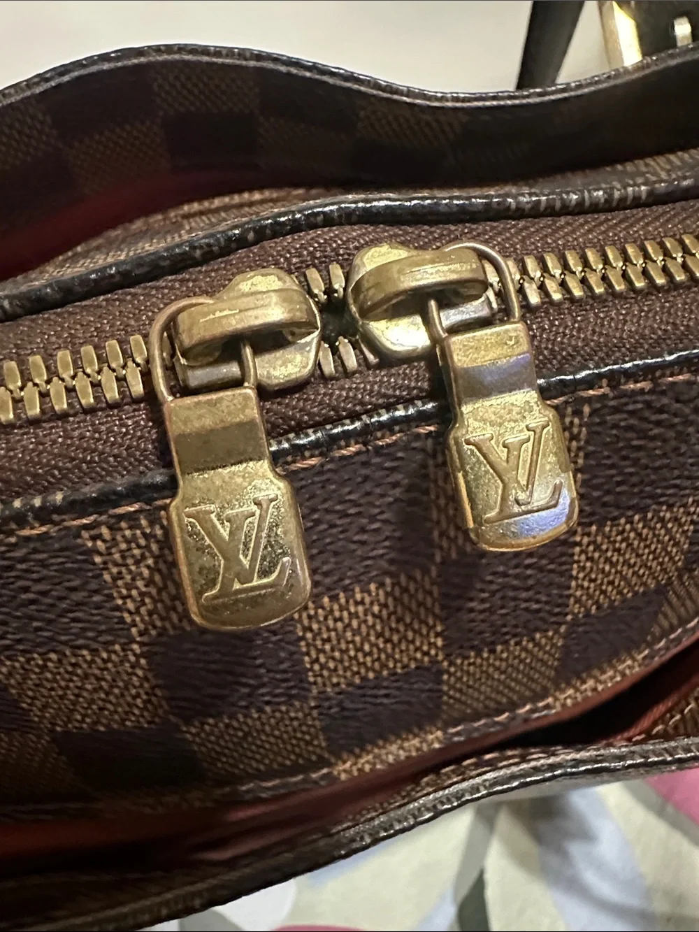 Louis Vuitton Damier Ebene Belem Shoulder Bag